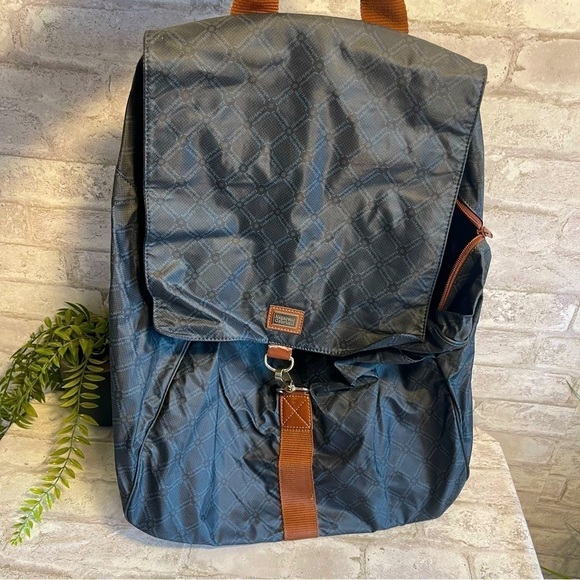 Nazareno GABRIELLI Canvas Large Backpack Carrying Bag - Picture 1 of 8